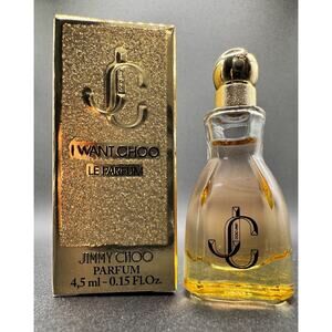 WOMEN JIMMY CHOO I WANT CHOO LE PARFUM MINI BOTTLE SPLASH 0.15 FL OZ / 4.5 ML